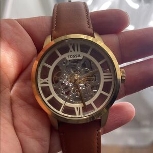 Men's Fossil Townsman Automatic Skeleton Watch ME3043